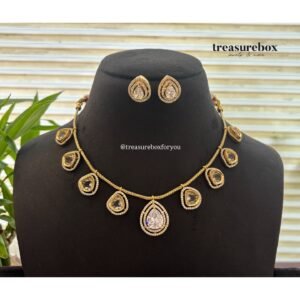 Antique Gold Plated Necklace Set